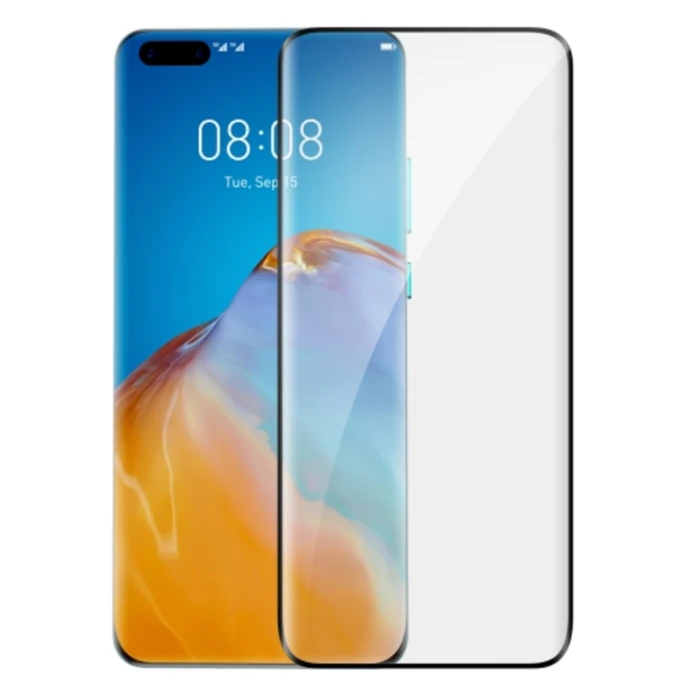 Baseus Huawei P40 Pro 0.25mm Kavisli Full Cam Ekran Koruyucu-(1903)