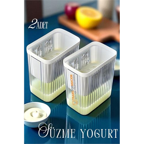HSNET Yoğurt Süzme Aparatı Evde Süzme Aparatı Peynir Yapmak Artık Kolay 