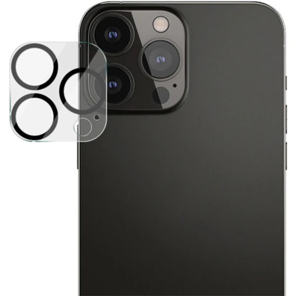 ALLY İPhone 13 Pro-13 Pro Max 3D Full Tempered Glass Cam Kamera Koruyucu-(1903)