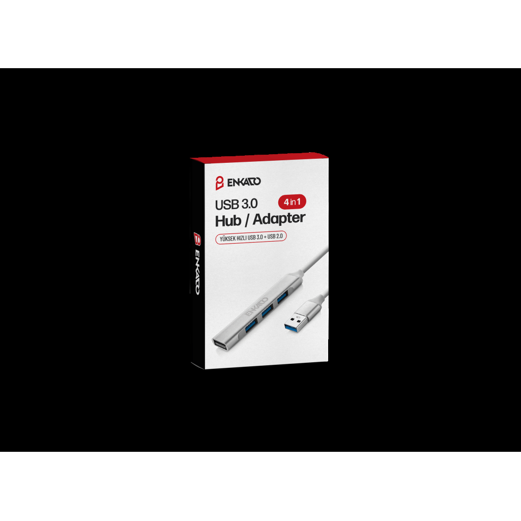 ENKADO EKD-UH60 USB3.0 to 3xUSB 2.0 1xUSB 3.0 Metal USB HUB(1923) 2