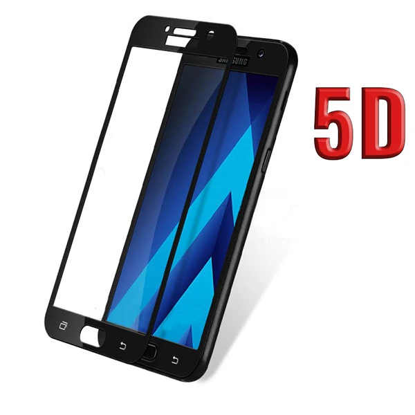 Galaxy A5,2017 A520 İçin 5D Kavisli Full Kırılmaz Cam Ekran Koruyucu-(1903)