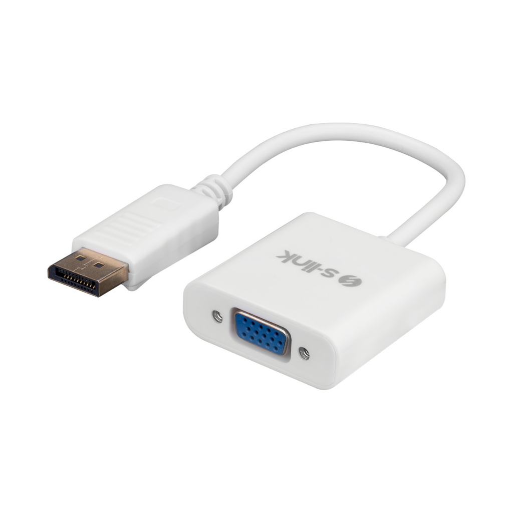 S-LINK SL-DS585, Display Port (DP) To VGA Çevirici Adaptör (10cm)(1923)