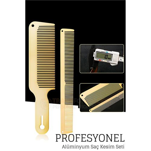 Alüminyum Berber Kuaför Saç Kesim Tarağı 
