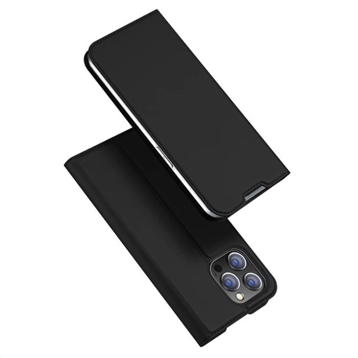 Dux Ducis iPhone 14 Pro Max 6.7 Kılıf Skin Pro Series Flip Cover Kapaklı Kılıf-(1903)