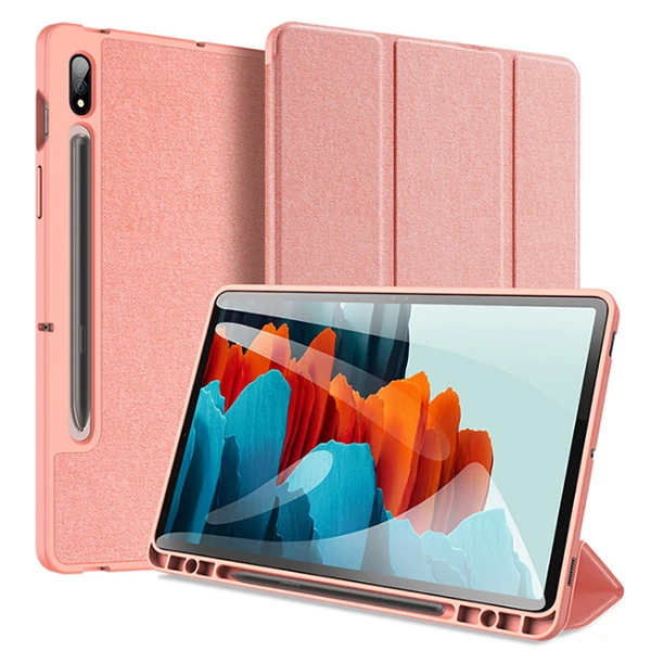 Dux Ducis Galaxy Tab S8 Plus (X800/X806) S7FE (T730/T736B) S7 Plus (T970/T976B) Kılıf Domo Series-(1903)