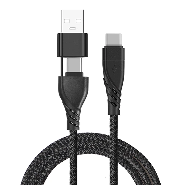 ALLY 2in1 USB Type C To PD Kablosu+USB Kablo-(1903)
