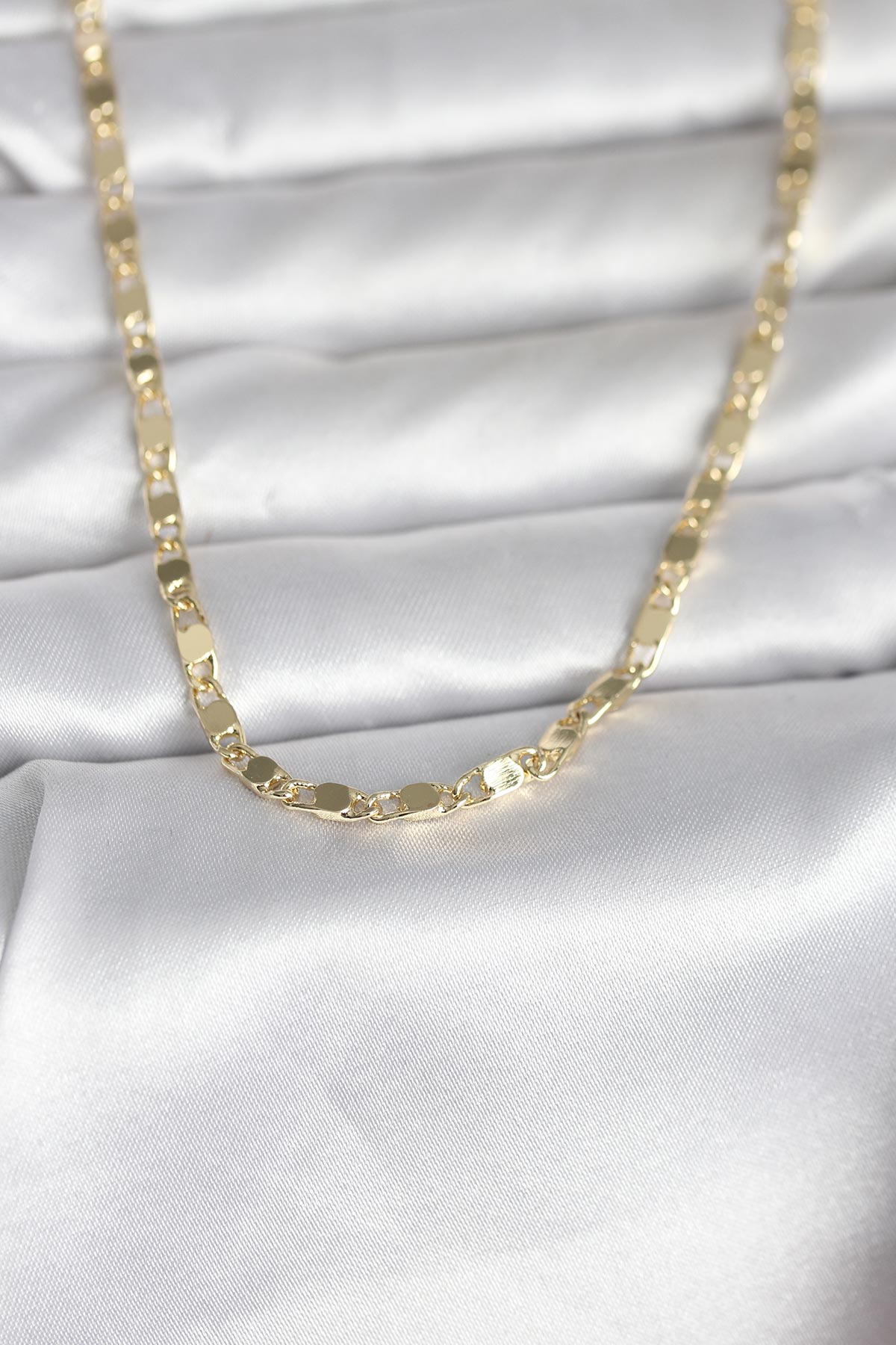 CM 14K Gold Renk Arpa Model 45 cm Kadın Kolye 5886