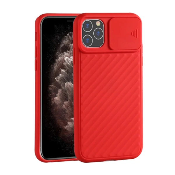 Ally İPhone 11 Pro 5.8 Kılıf Kamera Kapatan koruyucu Sürgülü Kılıf-(1903)