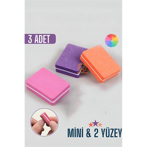HSNET Mini Tırnak Törpüsü 100/180 Grid  3 Adet 