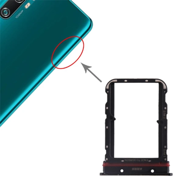 Xiaomi Mi Note 10 Pro-Mi CC9 Pro Sim Kart Yuvası Sim Kızağı Sim Tepsisi-(1903)