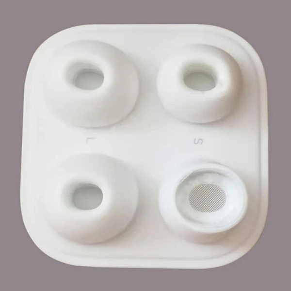 ALLY Airpods Pro İçin 2 Çift Silikon Yedek Kulaklık Ucu Kulaklık Tıkacı-(1903)