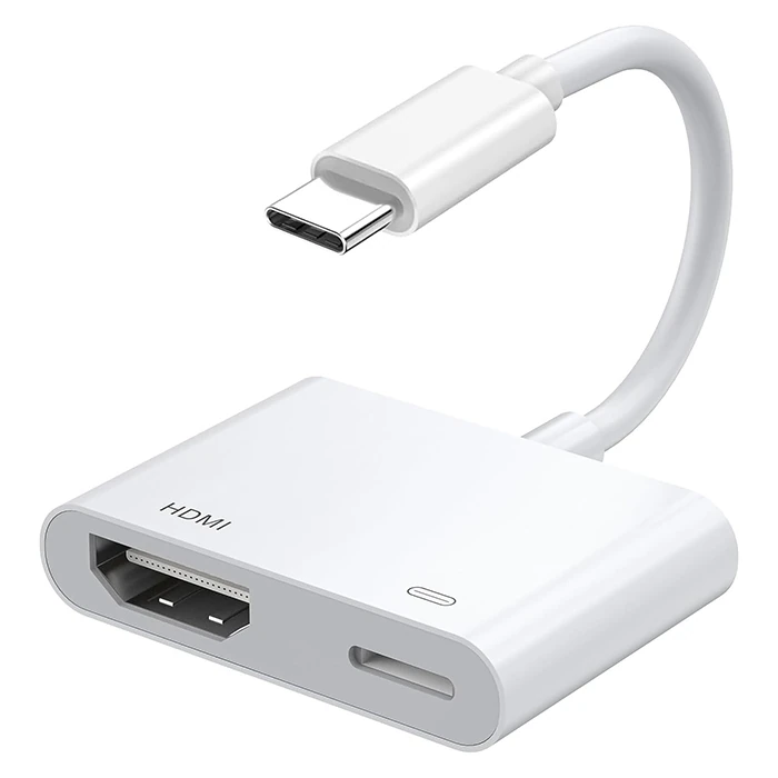 ALLY  İPhone 15 Type-c to Type-c + HDMI Çevirici Kablo Dijital AV Adaptörü-(1903)