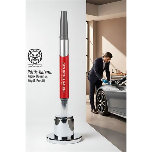Profesyonel Gri Araç Rötüş Kalemi - Kusursuz Çizik Giderme &amp; Parlak Yüzey Yenileyici (5 ml) 
