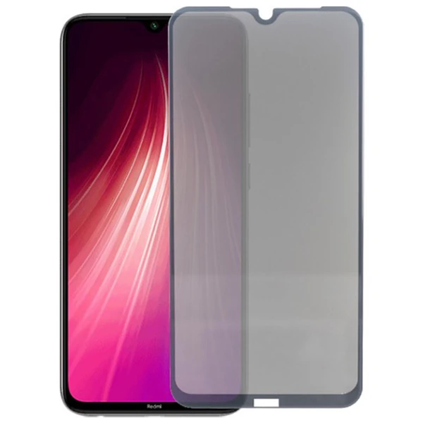 Xiaomi Redmi Note 8 3D Full Privacy Gizlilik Tempered Cam Ekran Koruyucu-(1903)