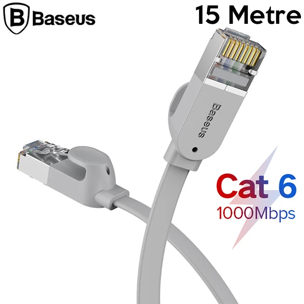 Baseus high Speed Six types of RJ45 Gigabit Ethernet kablosu (round cable)15metre-(1903)