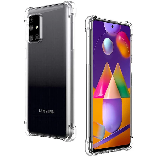 Ally SM Galaxy M31 Anti-Drop Darbe Emici Silikon kılıf Shockproof kılıf-(1903)