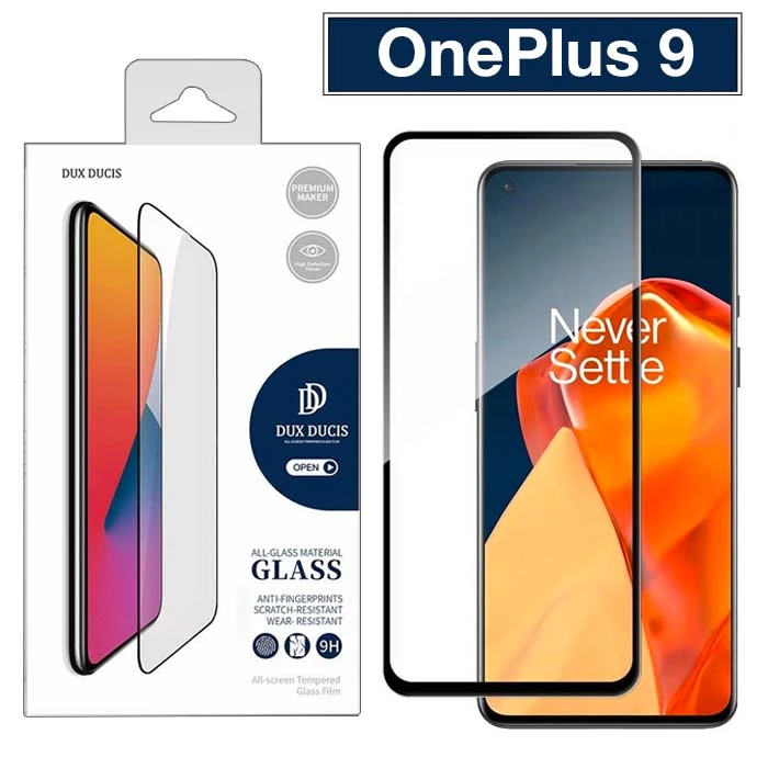 Dux Ducis OnePlus 9 Tempered Cam Ekran Koruyucu 9D Full Kaplama-(1903)