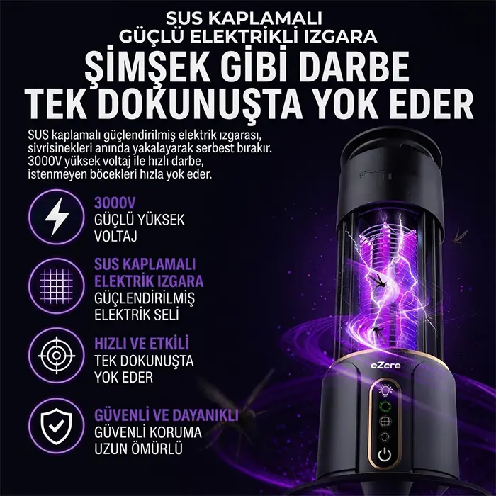 Ezere ZapGuard Pro Elektrikli Sivrisinek Yok Edici lamba-(5775)