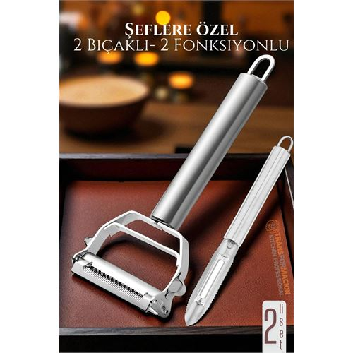 HSNET Soyacak - Sebze Soayacağı - Oyacak Soyacak Seti Dilimele Kazıma Profesyonel 