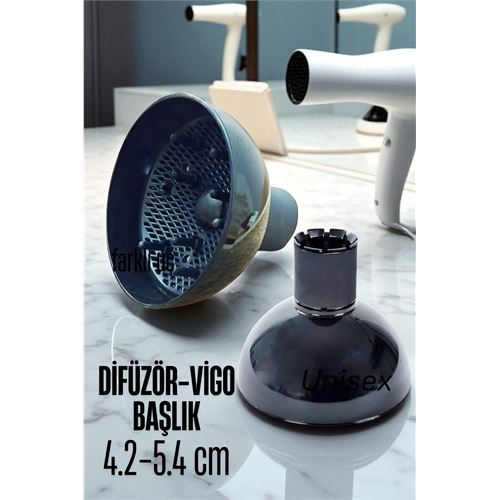HSNET Fön Için Difüzör Başlık 4.2 cm ile 5.4 cm Uyumlu 