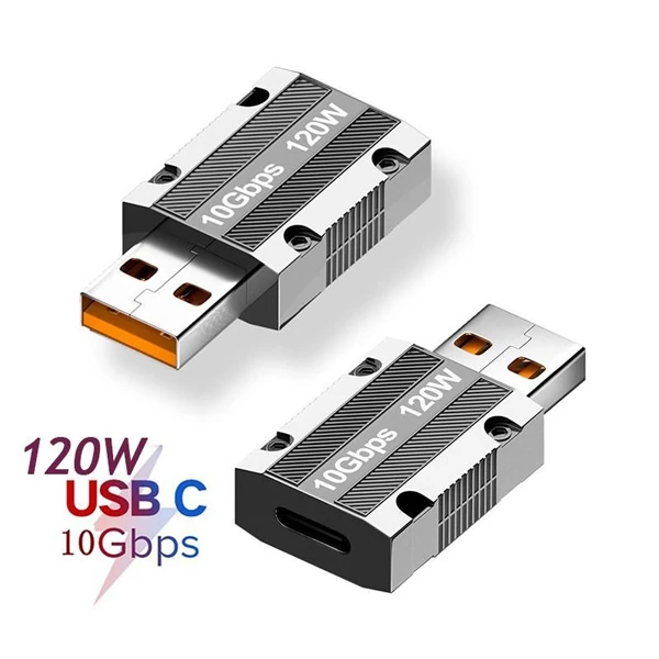 ALLY Macbook iPad 120W 10Gbps Type-C to USB OTG Adaptör Çevirici-(1903)