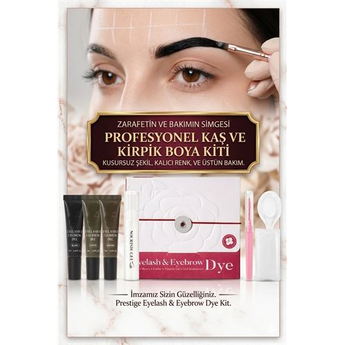 Pratik Kaş Kınası - 60 gün - 10 Dakikada Dövme Etkili Su Geçirmez Kaş & Kirpik Boyası 722963