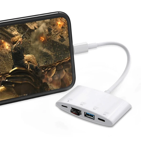 Ally NK-1040 4in1 İPhone Lightning To Usb Kamera Adaptörü-(1903)