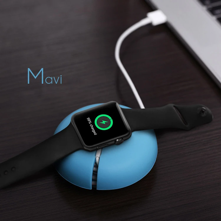 Ally Apple Watch İçin 42mm,38mm  44mmPortatif Silikon Şarj Standı-(1903)