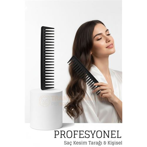 Kuaför Saç Kesim Tarağı - Profesyonel Berber Kesim Tarağı 