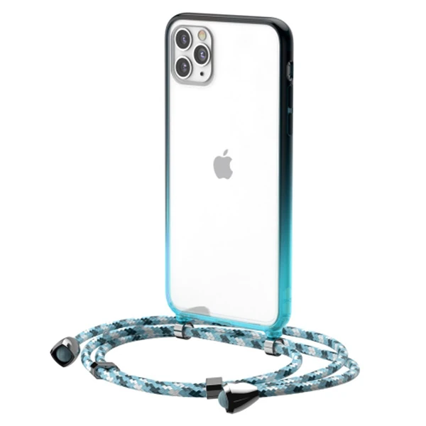 Baseus Element Crossbody Protective iPhone 11 Pro Max 6.5 Askılı Koruyucu Silikon Kılıf-(1903)