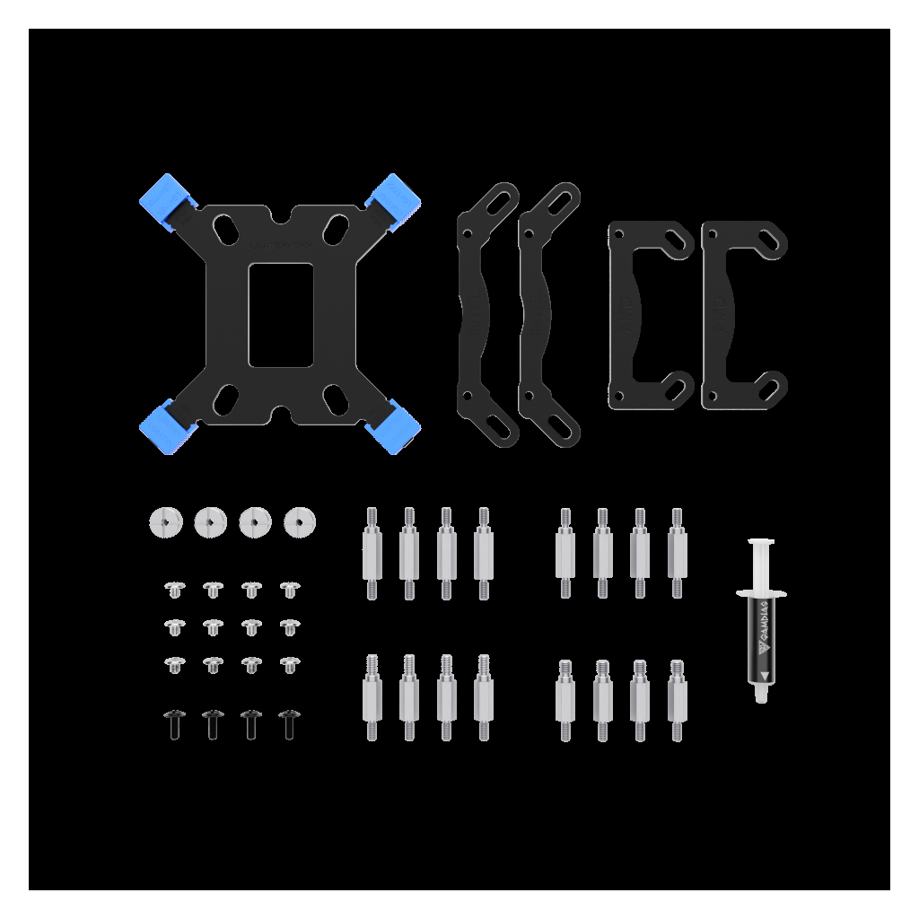 GAMDIAS AURA GL360 V2 WH White Edition 360mm  RGB 3 Fanlı CPU Sıvı Soğutma(1923) 5