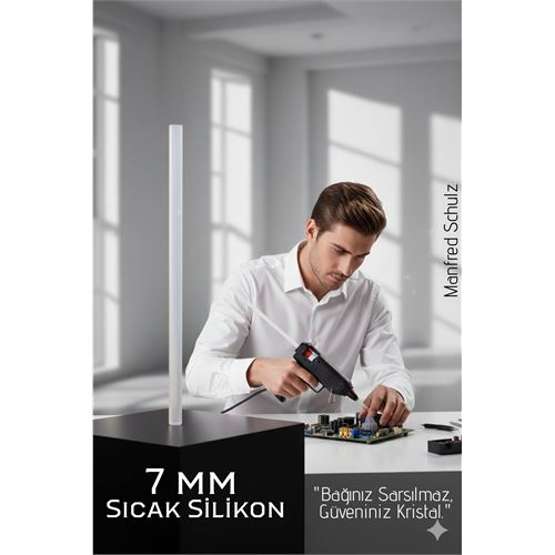 7mm İnce Ultra-Şeffaf Profesyonel Sıcak Silikon – Kristal Berraklığında Güçlü Yapışkan  