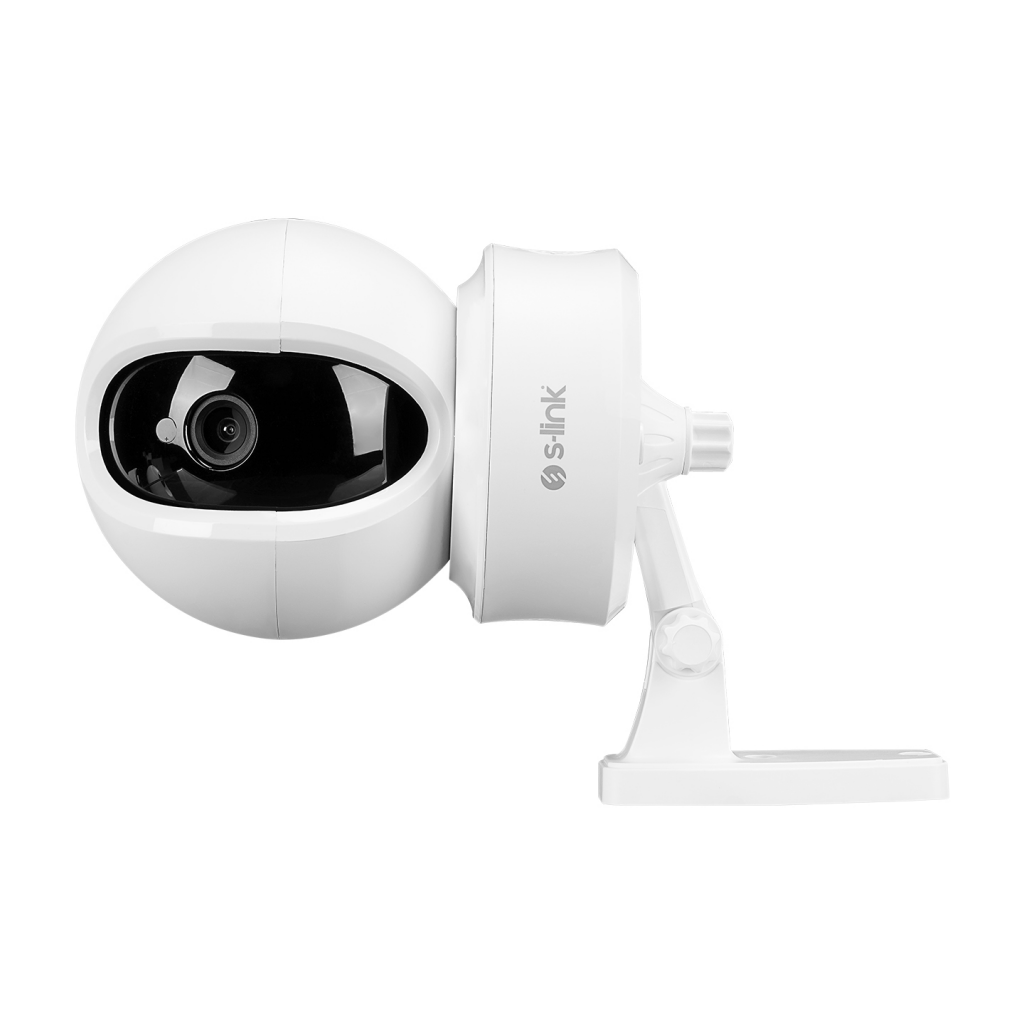 S-LINK SL-IND04 Ev/Bebek Güvenlik Kamerası WiFi 3Mpix 3.6mm Lens 10m. Gece Görüşü Hareket algılama İki Yönlü Ses Micro SD Kartlı TUYA Yazılım(1923)