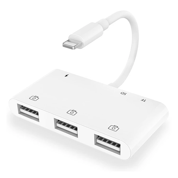 Ally İPhone Lightning To Tf,Sd Card Reader Usb 3.Kamera Adaptörü-(1903)