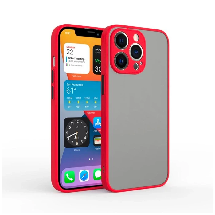 iPhone 13 Pro 6.1inç Kamera Korumalı Premium Silikon Kılıf-(1903)