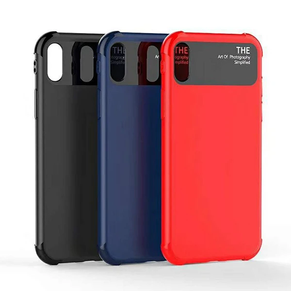 İphone X Xs 10 Fit Premium Silikon+ Cam Kılıf-(1903)