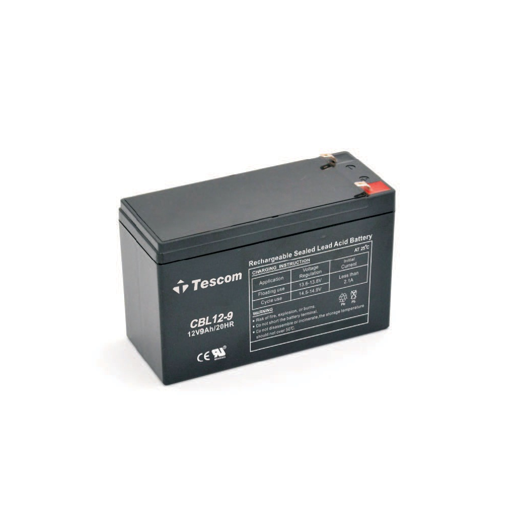 TESCOM Combatt CBL12-9 12V 9Ah Bakımsız  Kuru Akü. UPS için Uygundur. (100012238)(1923)