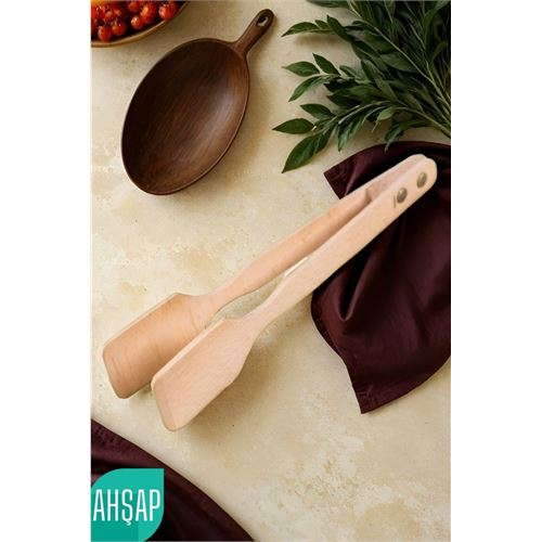 Ahşap Maşa Ahşap Doğal Gürgen Ağacı 