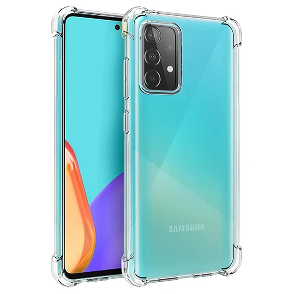 SM Galaxy A52 (A525F) Anti-Drop Shockproof Darbe Emici Silikon Kılıf-(1903)
