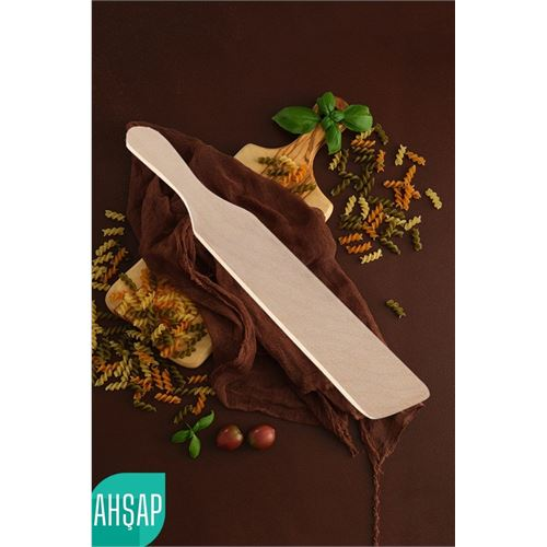 Ahşap Bisleç Çevirgeç Doğal Gürgen Ağacı 