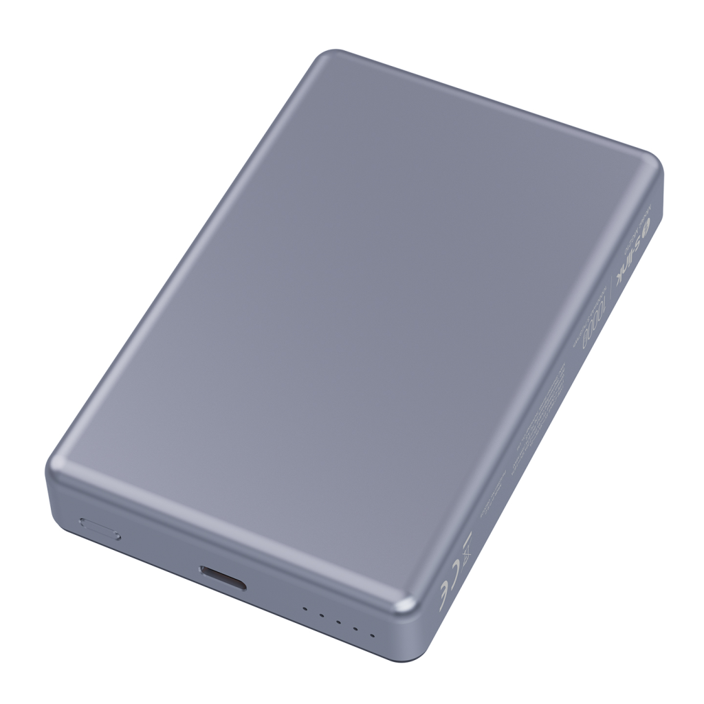 S-LINK MG210 Magsafe Gri 10.000mAh 1xType-C 4 LED Göstergeli PowerBank(1923)