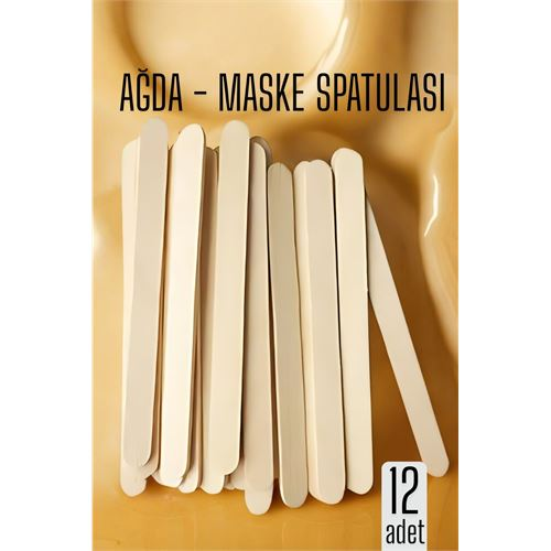 Ağda Spatulası Küçük Boy 12 ADET 