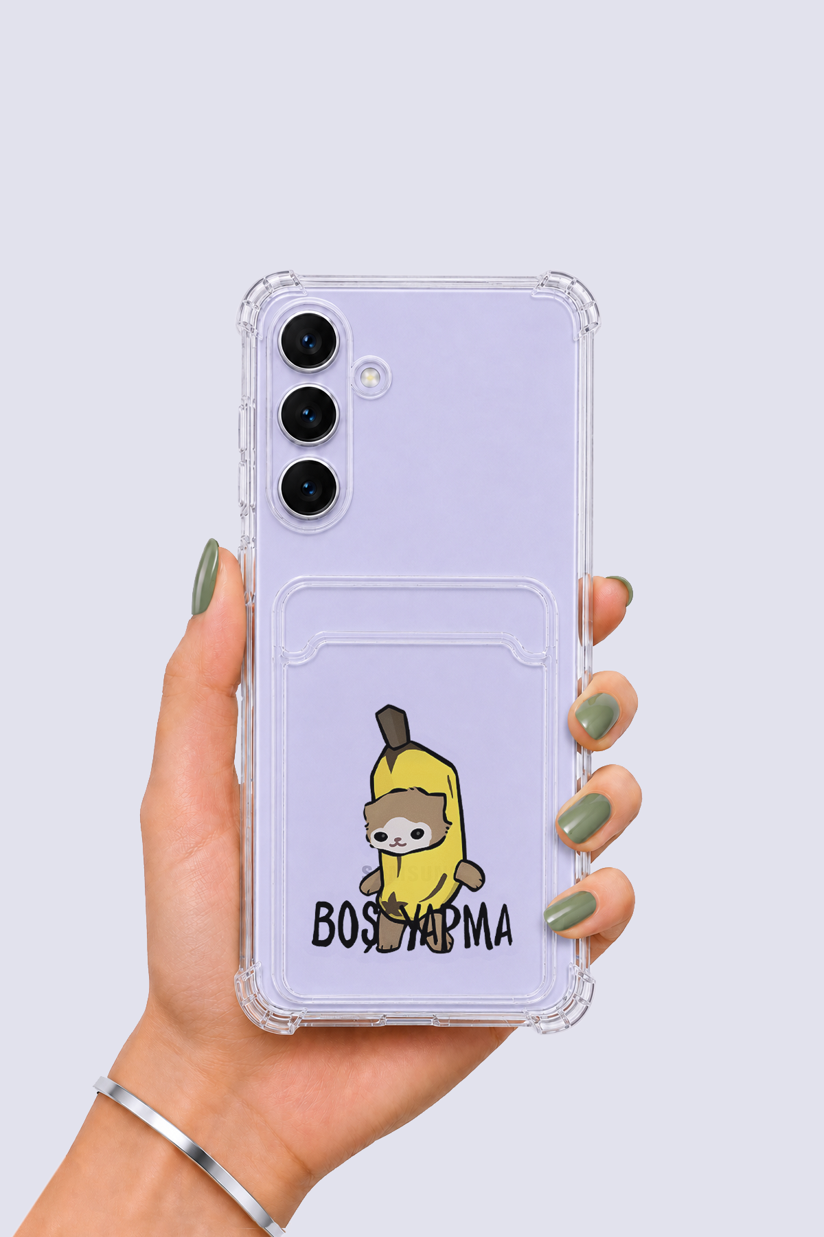 Samsung Galaxy S25 FE Kartlıklı Boş Yapma Desenli Kılıf