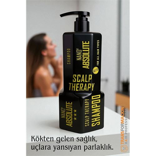 HSNET Profesyonel Nano Absolute Saç Derisi Bakım Şampuanı, 1000 ml  