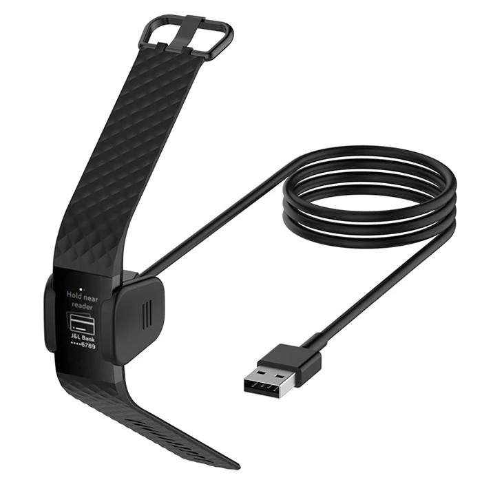 Fitbit Charge 4 Usb Şarj Aleti Şarj Kablosu Cihaz Kiti-(5775) 3