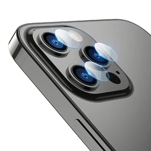 ALLY İPhone 13 Pro-13 Pro Max Tempered Glass Cam Kamera Koruyucu-(1903)