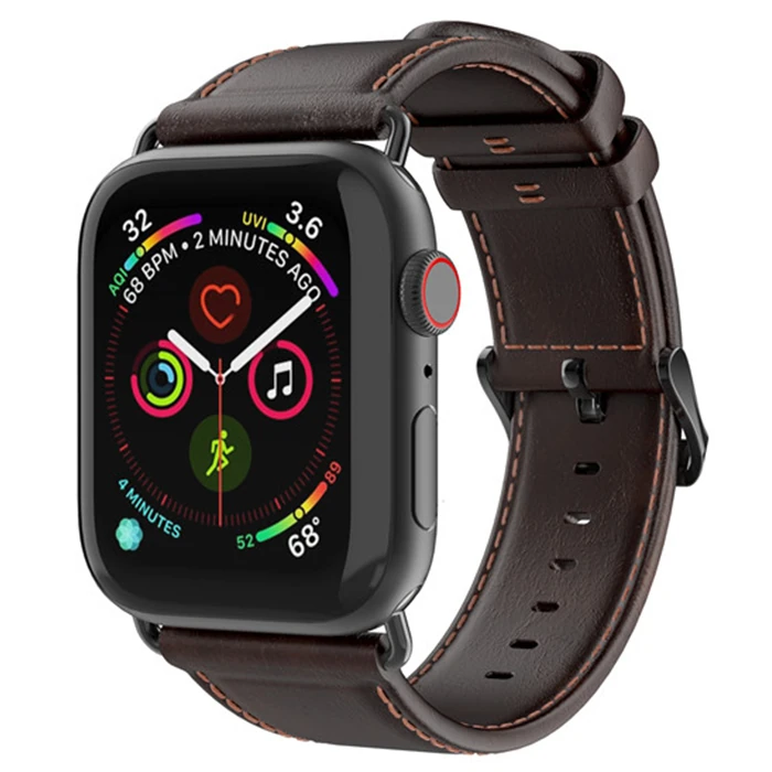 Dux Ducis Apple Watch 38/40/41MM için Business Deri Kayış Kordon-(1903)