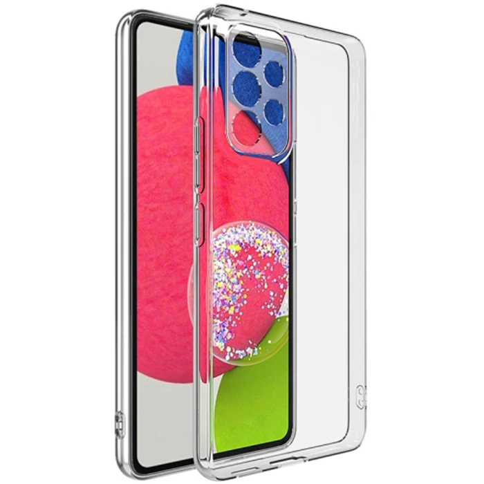 Ally SM Galaxy A53 5G Kılıf Kamera Korumalı Ultra İnce Şeffaf Silikon Kılıf-(1903)
