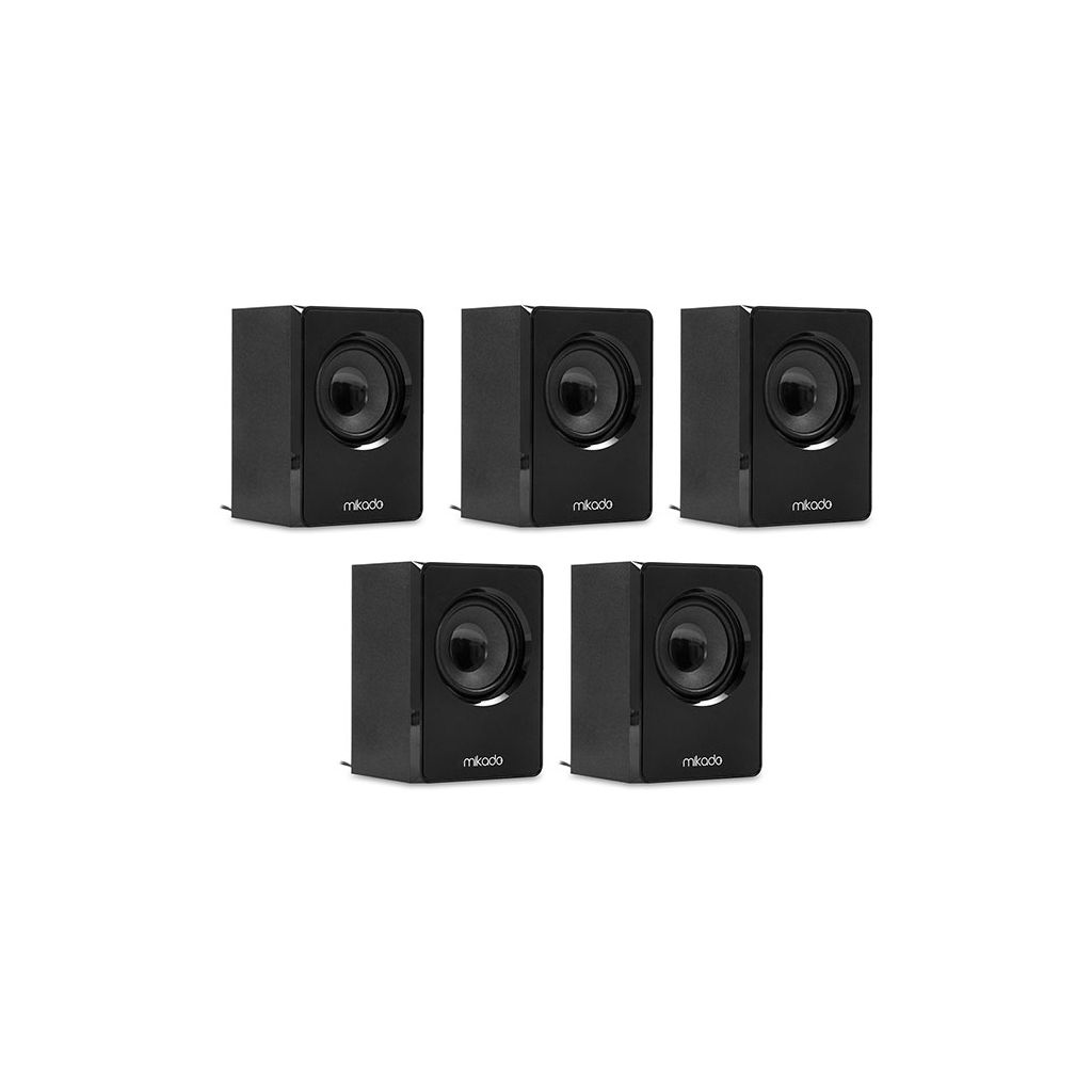 MIKADO MD-505 70W 5+1 Masaüstü FM/BT/SD/USB Siyah Kasa Speaker(1923) 3