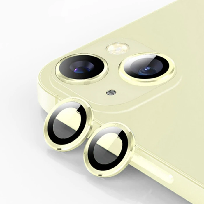 ALLY iPhone 15/15 Plus Tempered Kamera Lens Koruma Camı-(1903)